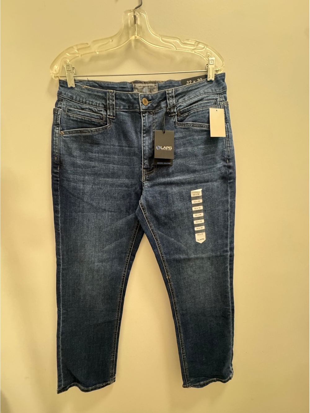 LAPG vintage wash jeans
